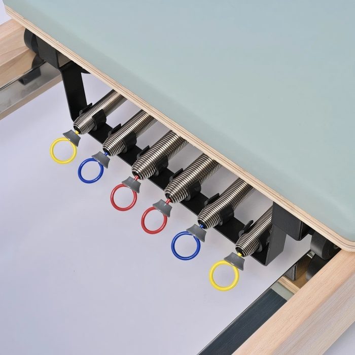 Detalle del sistema de resortes del reformer