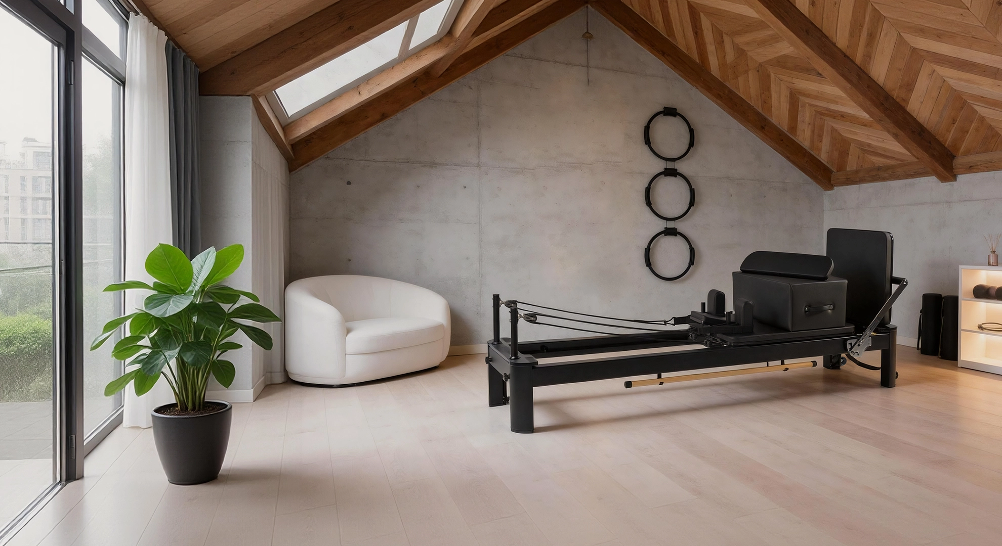 Reformer Elite de Aluminio con Barra de Equilibrio AOC-PL019AP