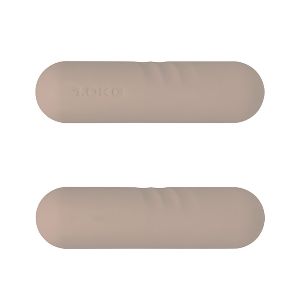 Juego de mancuernas de silicona para Pilates (diseño de huella de mano)