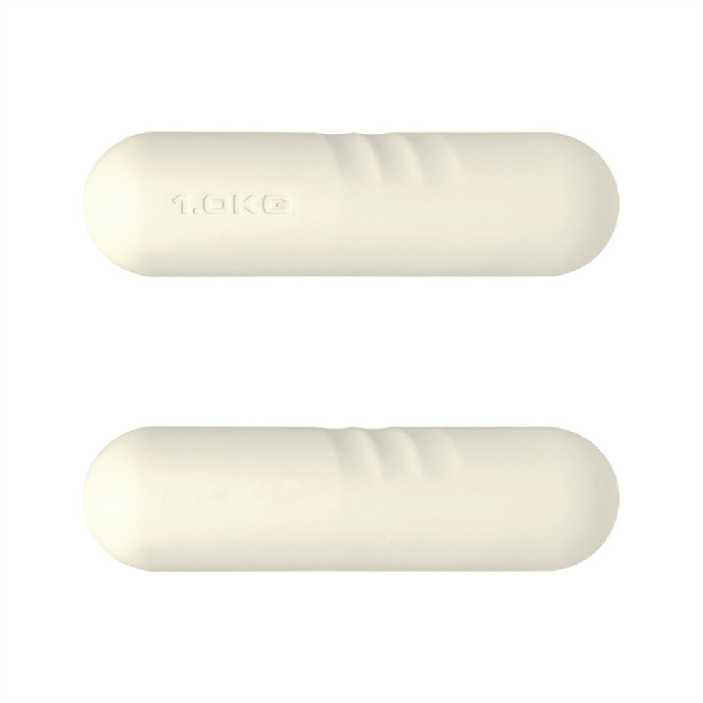 Juego de mancuernas de silicona para Pilates (diseño de huella de mano)