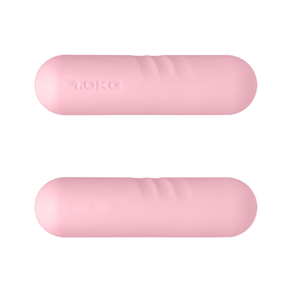 Juego de mancuernas de silicona para Pilates (diseño de huella de mano)