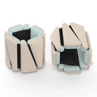 Bandas de peso ajustable AOC-Triangle (modelo bicolor)